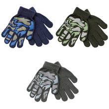 Load image into Gallery viewer, Boys Thermal Magic Camouflage Gripper Gloves (One Size) - Assorted Colours