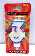 Load image into Gallery viewer, Happy Birthday Number Candles in Display Box