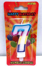 Load image into Gallery viewer, Happy Birthday Number Candles in Display Box