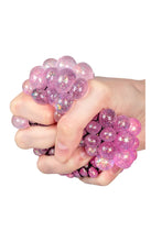 Load image into Gallery viewer, 3-in-1 Mesh Glitter Squishy Balls in Display Box
