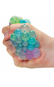 3-in-1 Mesh Rainbow Squishy Balls in Display Box