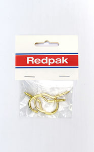 Hooks for Cups (38mm) - Brass - 3pcs