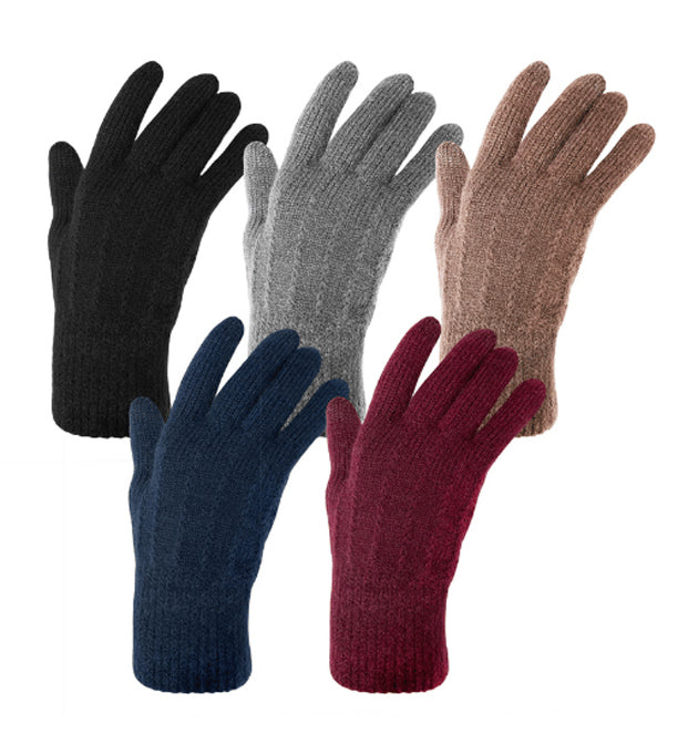 Ladies Thermal Touchscreen Gloves (One Size) - Assorted Colours