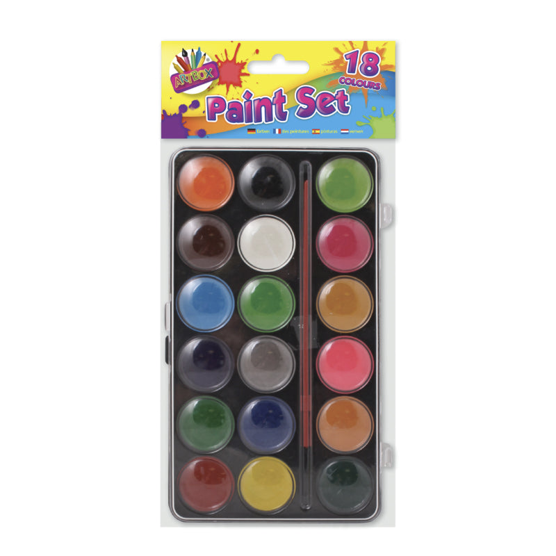 Kids Paint Set w/18 Colours
