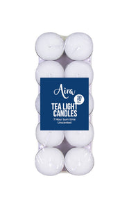 Tea Light Candles (Unscented) - 10pcs
