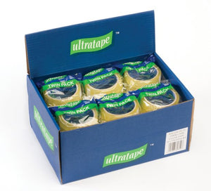 Ultratape Clear Tape (18mm x 40m) - 2pcs