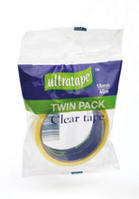 Load image into Gallery viewer, Ultratape Clear Tape (18mm x 40m) - 2pcs
