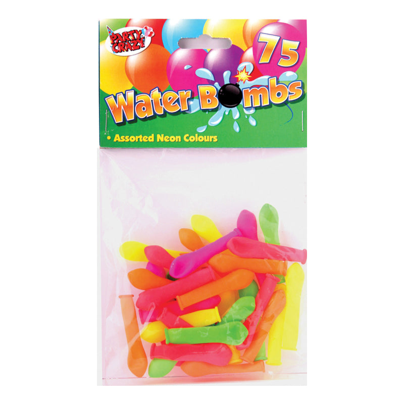 Water Bombs - Assorted Colours - 75pcs