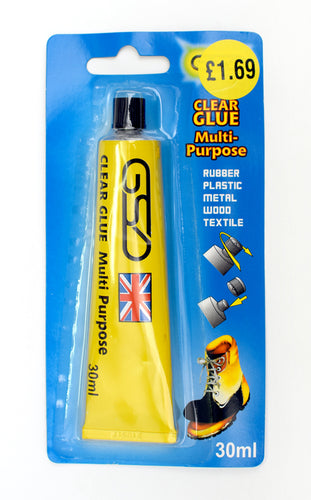 Clear GSD Glue Multi Purpose UK Wholesale Household DIY