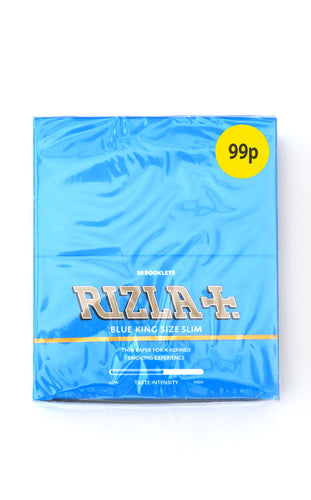Rizla Blue King in Display Box UK Wholesale Smoking Accessories