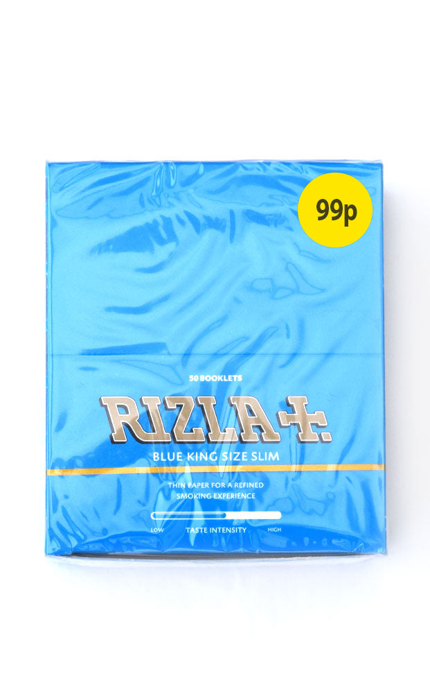 Rizla Blue King in Display Box UK Wholesale Smoking Accessories
