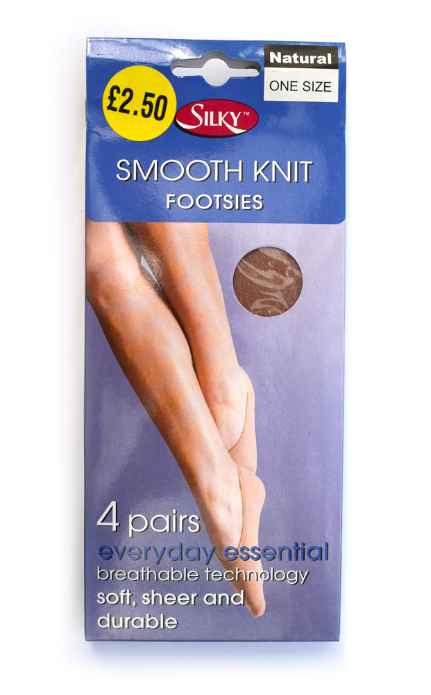 Footsies by Silky in Natural UK Wholesale Hosiery