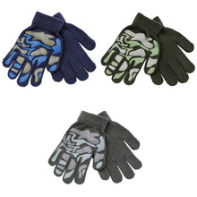Load image into Gallery viewer, Boys Thermal Magic Camouflage Gripper Gloves (One Size) - Assorted Colours

