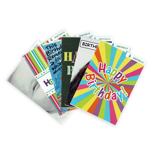Pack of 12 Birthday Cards in Assorted Designs UK Wholesale Greetings Cards