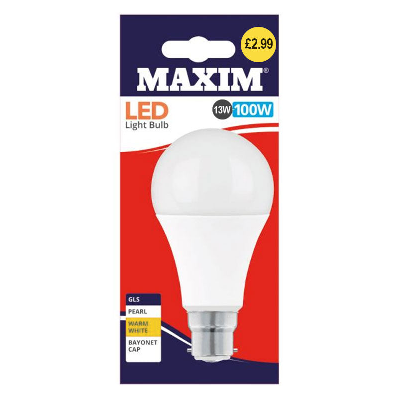 LED Light Bulb - 13W~100W - Bayonet Cap