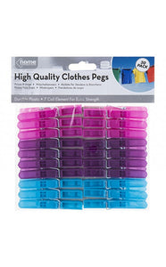 Clothes Pegs (Plastic) - 20pcs