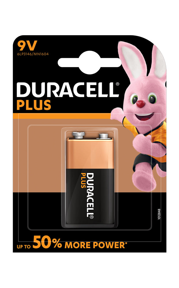 Duracell Plus Alkaline 9V Batteries UK Wholesale