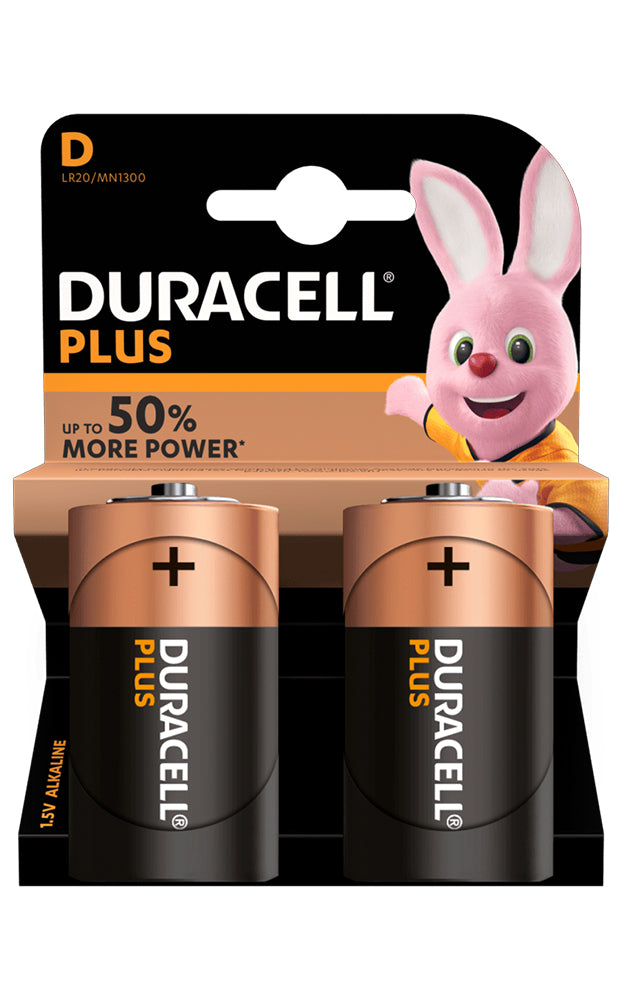 Duracell Plus Alkaline D Batteries UK Wholesale