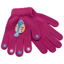 Load image into Gallery viewer, Girls Thermal Magic Gloves with Cute Design (One Size) - Assorted Colours/Designs
