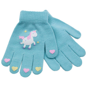Girls Thermal Magic Gloves with Cute Design (One Size) - Assorted Colours/Designs