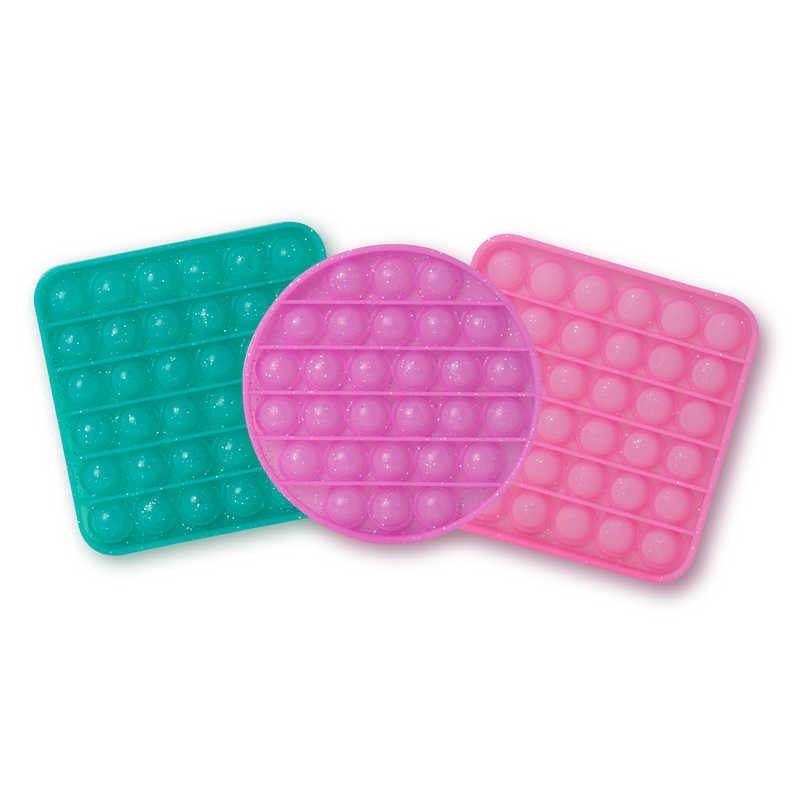 Glitter Push Poppers in Display Box - Assorted Colours