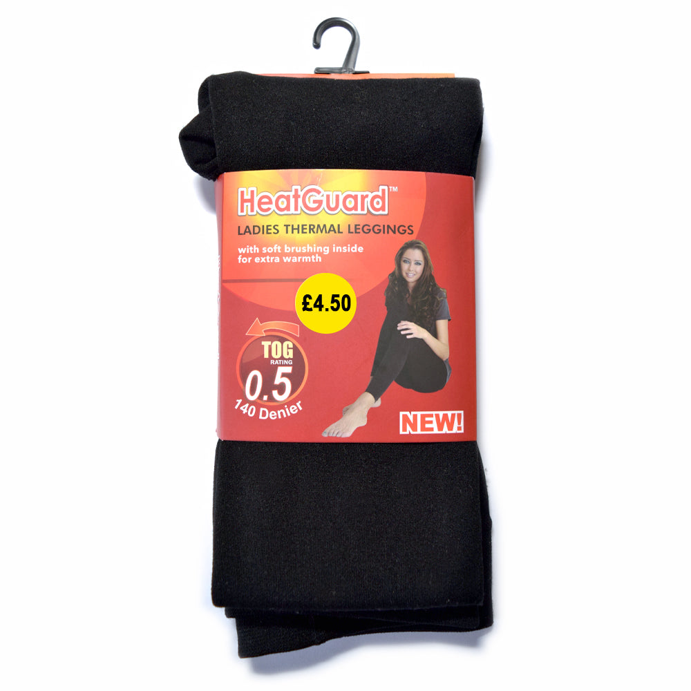 Ladies Thermal Leggings - Black
