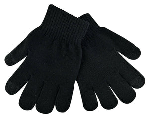 Kids Phone Touch Screen Stretch Gloves (One Size) - Assorted Colours