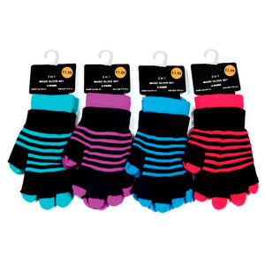 Kids 2 in 1 Magic Glove Sets (One Size) - Assorted Colours