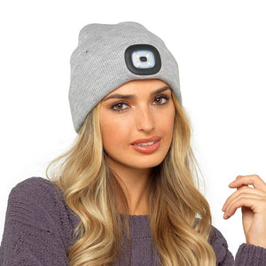 Ladies LED Beanie Hat (One Size) - Assorted Colours