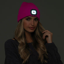 Load image into Gallery viewer, Ladies LED Beanie Hat (One Size) - Assorted Colours
