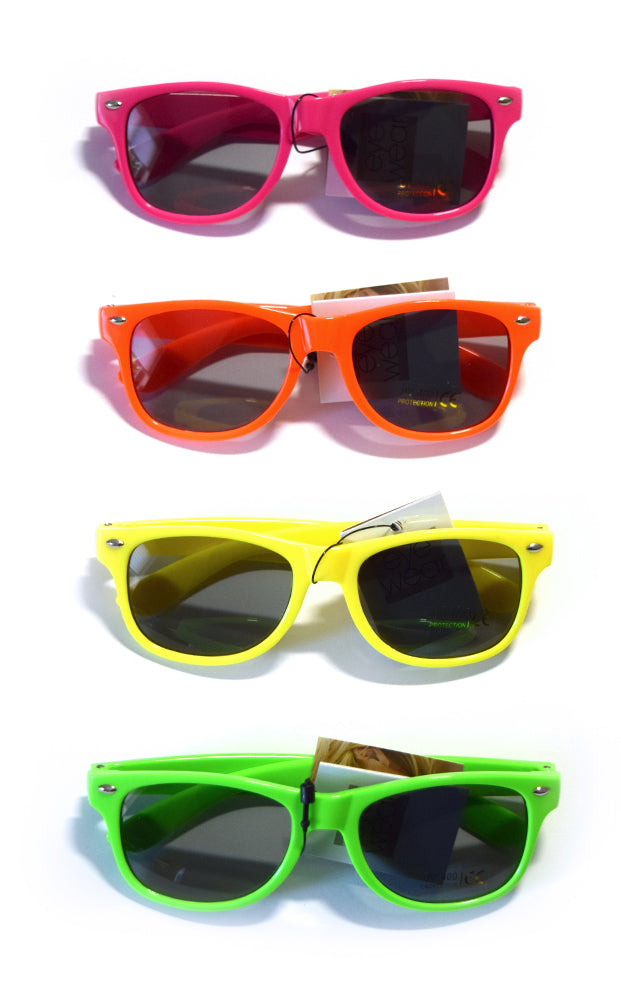 Kids Plastic Neon Sunglasses UK Wholesale Sunglasses Summer