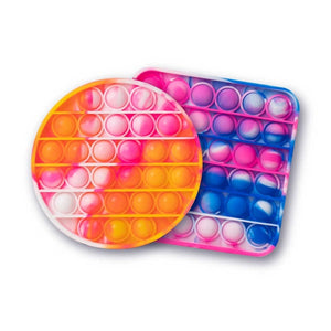 Tie Dye Push Poppers in Display Box - Assorted Colours