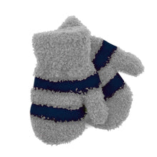 Load image into Gallery viewer, Babies Soft Touch Striped Magic Mittens (One Size) - Assorted Colours
